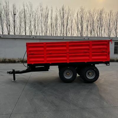 الهيدروليكي القمامة 4 عجلات مزرعة مقطورة 7C-3-20 الألوان قابلة للتخصيص 60-80HP
