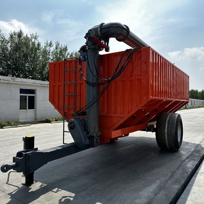 لوحات فولاذية جرار عربة الحبوب 360 درجة تدور للخدمات اللوجستية الزراعية