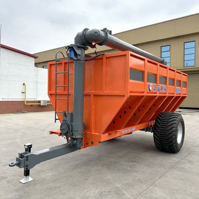 Fertilizer Grain Transport Truck 15 Cubic Meters With Integrated Oil Tank