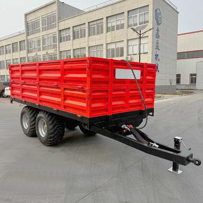 Eco-Friendly Compact Farm Trailer for Bulk Material Transport and Precision Cargo Handling